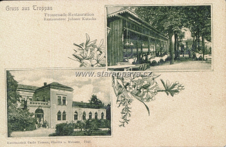 promenadnirestaurace (10).jpg - Pohlednice prošlá poštou v roce 1904.